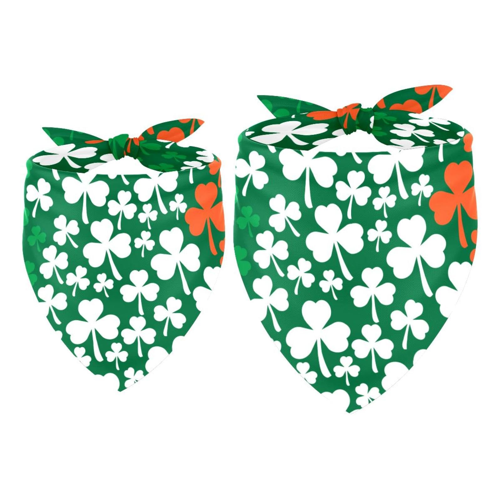 Set Mit 4 Hundehals-tüchern Für St. Patrick’s Day & Ostern – Süß & Festlich