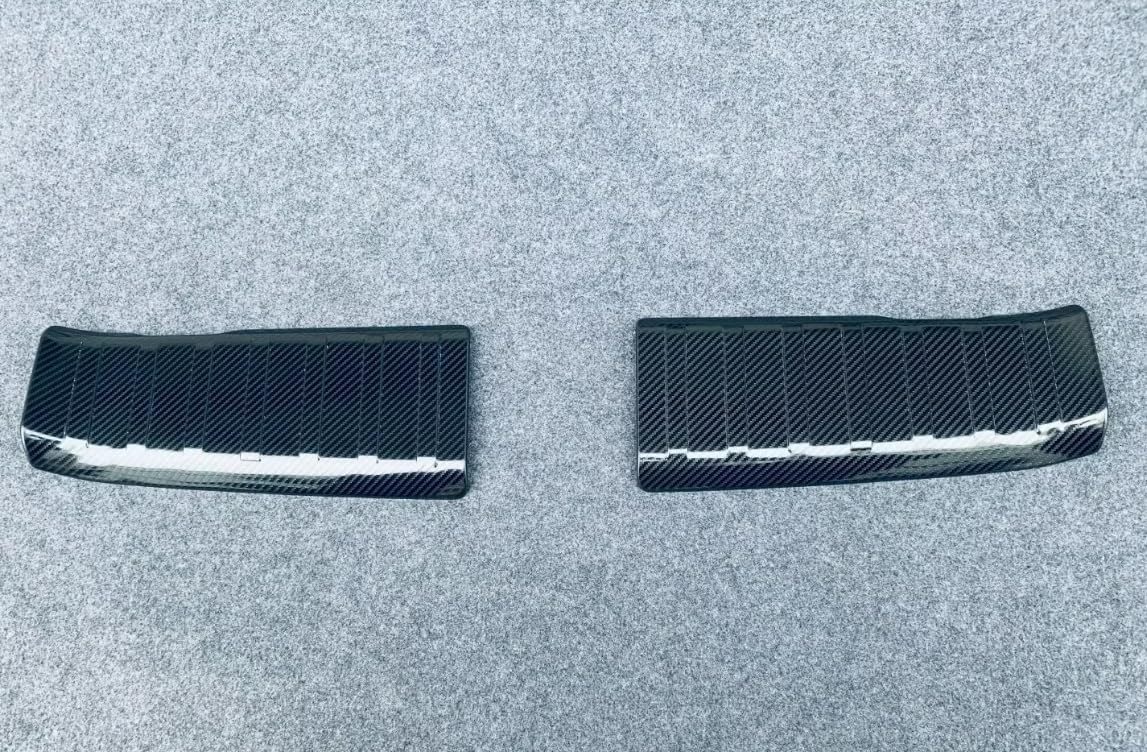 Carbon Fiber Style car Rear Door Tailgate Trunk lid Protection car Rear Bumper Guard Trunk Edge Trim Cover Compatible for Toyota Prius 2024-2025-2026