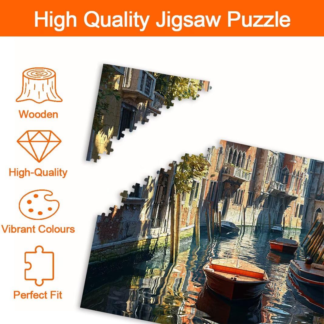 Puzzle 2000 Pezzi, Puzzle Venezia, Misura: 100x71cm, Regalo Donna -8727