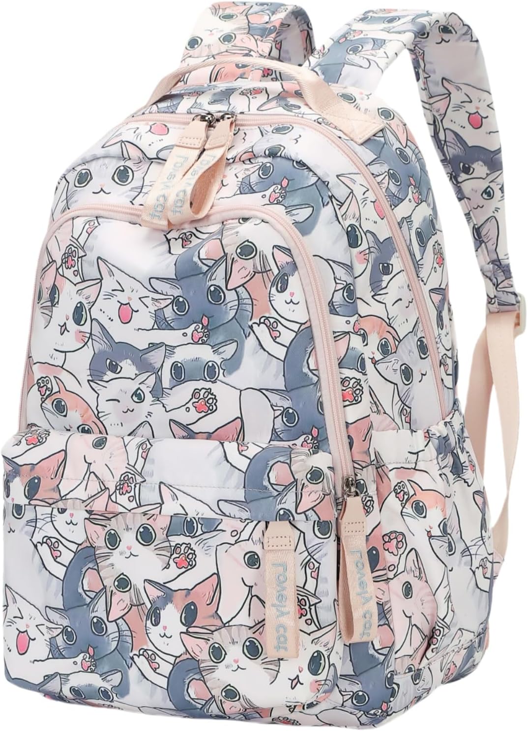 Backpacks for Girls Cute Cat Backpack Elementary School Backpack Students Bookbag for Girls