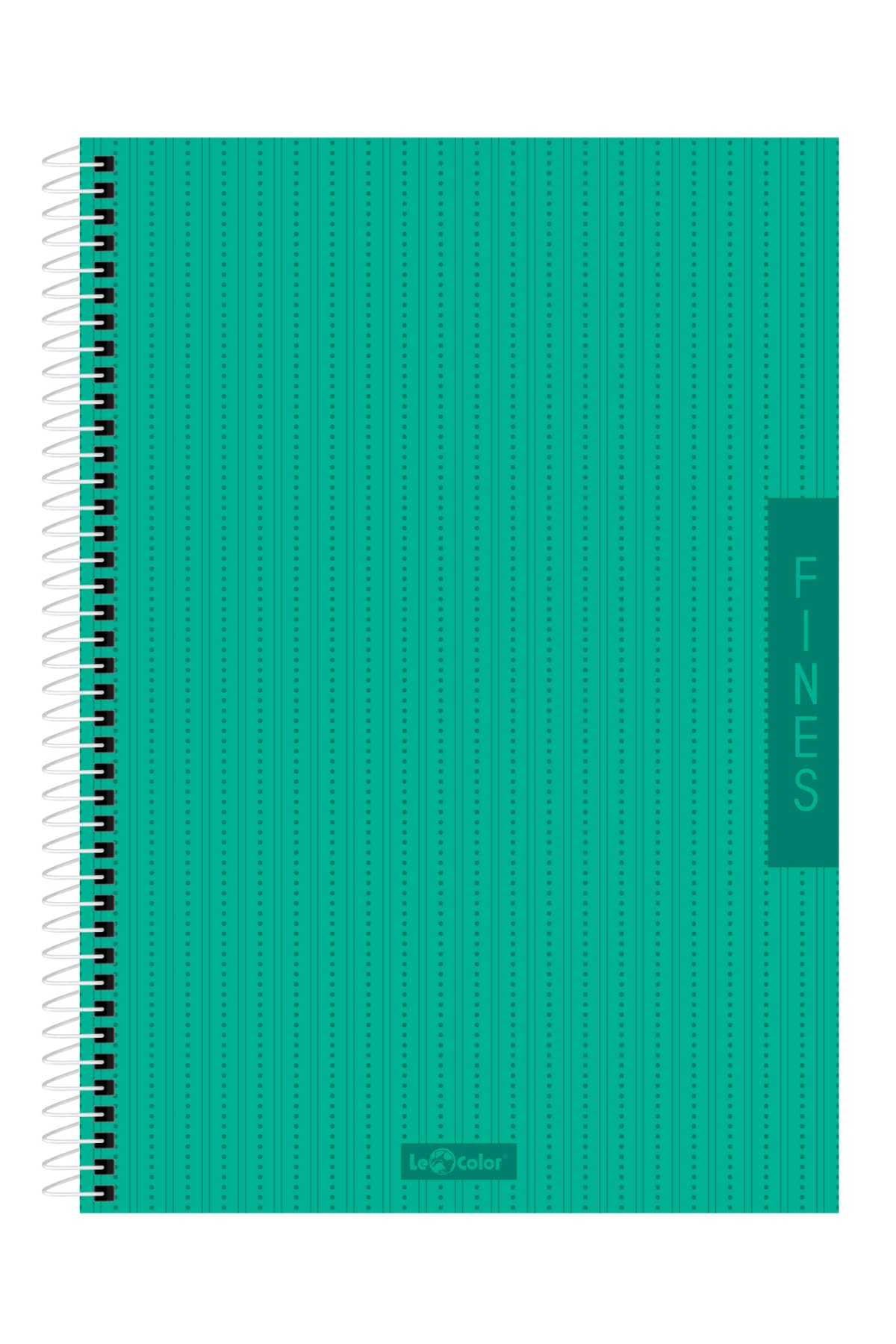 Le Color Fines Ofis Defter A4 Spiralli Kareli Yeşil