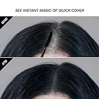 Vista 4 de RED by Kiss - Cepillo de cobertura rápida para retoque de raíz, máscara natural resistente al agua temporal gris corrector para cabello, bigote