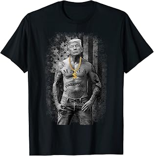 Patriotic Gangster Anti Liberal Pro Trump Republican Gifts T-Shirt