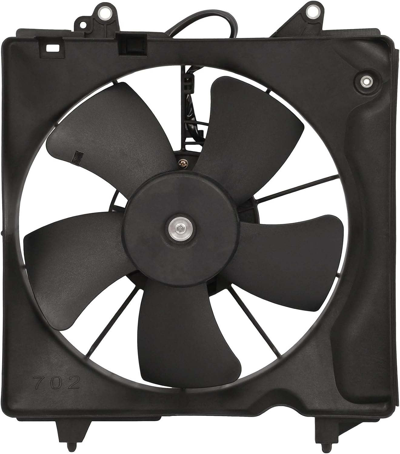Radiator Fan Assembly Cooling Fan Driver Side/LH 601540 KFKGF Universal Slim Fan Push Pull Radiator Fan Assembly Cooling 12V Mount Kit 2016-2018 for Honda for HR-V