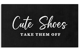 Welcome Doormat Take Off Your Shoes