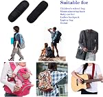 Pantoufle amovible Pantampe d'épaule Sac d'appui Pantapier Rifle Sling Pad pour sac à dos, appareil photo, ordinateur portable, Messenger, Guitare (2 Boîte)