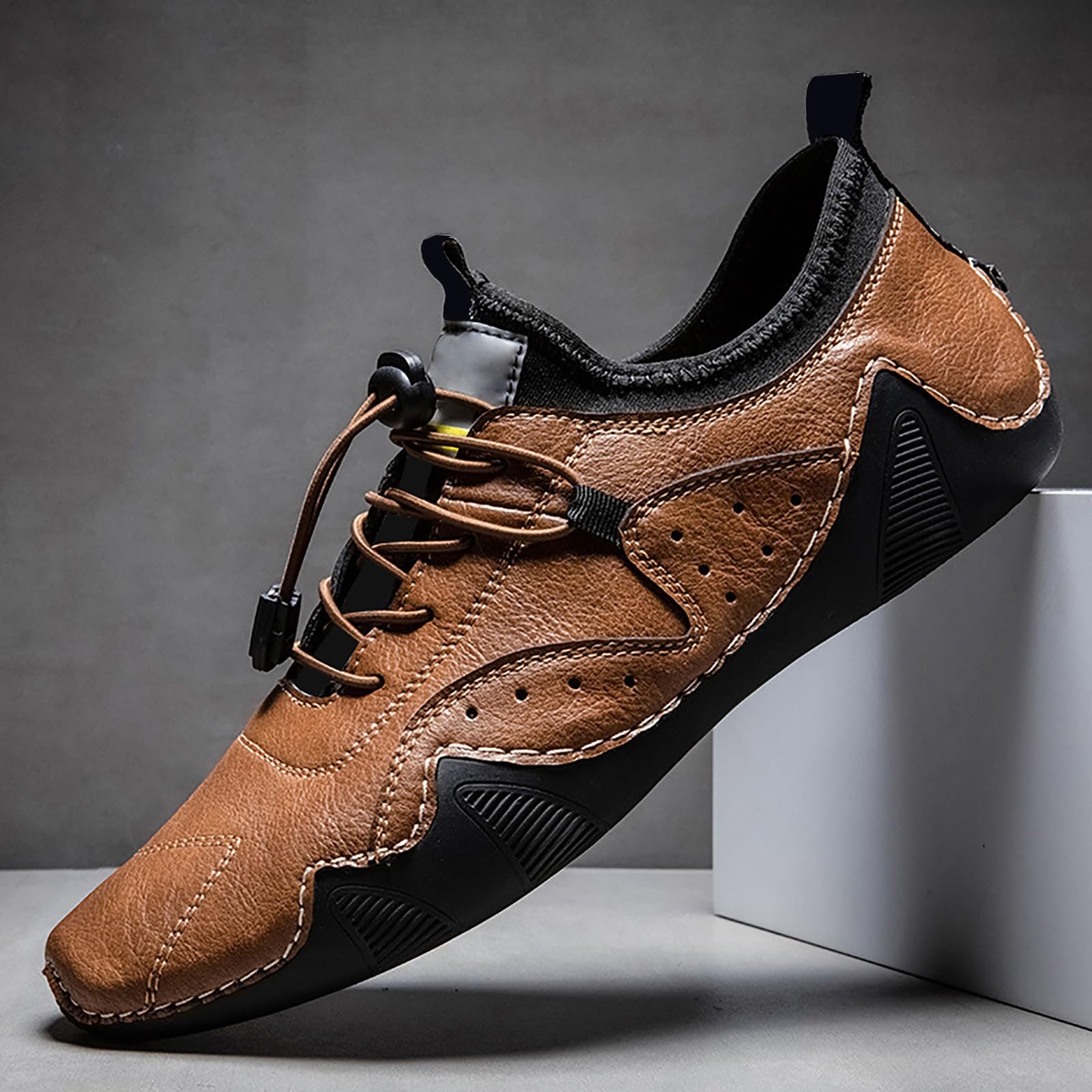 Generisch Botas de senderismo cálidas para exteriores, botas de esquí gruesas, botas de esquí para exteriores, compatibles con zapatos de moto, para hombre y invierno