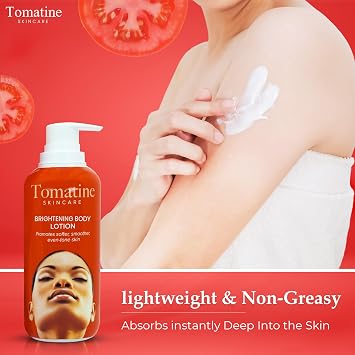 Tomatine Lightening Body Lotion 400ml - Formulate to Hydrate and Moistures Skin, Lightening Properties
