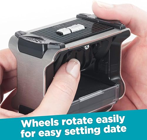 Miniatura 3 de Trodat 5430 - Sello de fecha autoentintado profesional con tinta roja