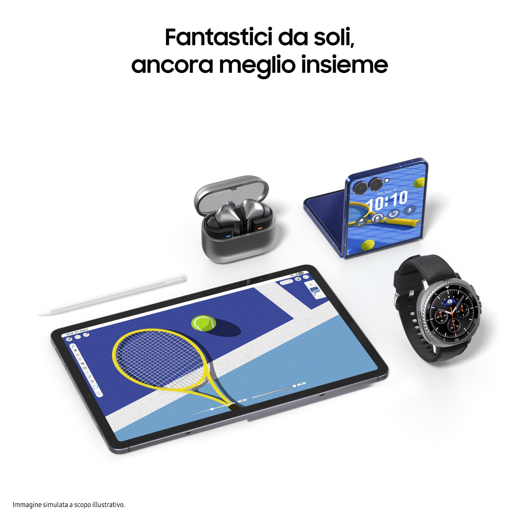 Samsung Galaxy Tab S11 con 3 anni di garanzia & Galaxy Buds3 Pro, Tablet AI, 5G, Design Leggero, DeX, RAM 12GB, 128 GB, Batteria a Lunga Durata, Gray [Versione Italiana]