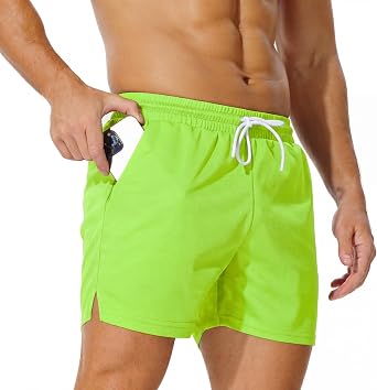 AIMPACT Men's Mesh Athletic Shorts 5" Inseam Quick Dry Gym with Pockets