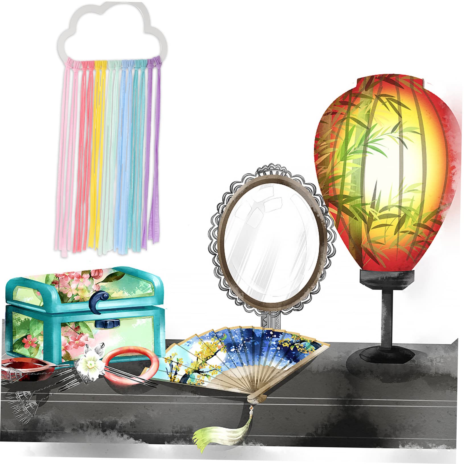 Yardwe Hanging Hair Clip Organizer for Wall Mounted Headband Storage Decor and present for Easy Access and Display