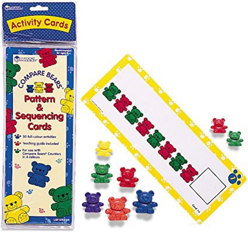 Learning Resources - Compare Bears Pattern Cards
