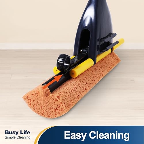 Miniatura 4 de Yocada Esponja de repuesto para mopa de repuesto, para uso comercial, para el hogar, azulejos, piso, baño, garaje, limpieza, fácil de secar