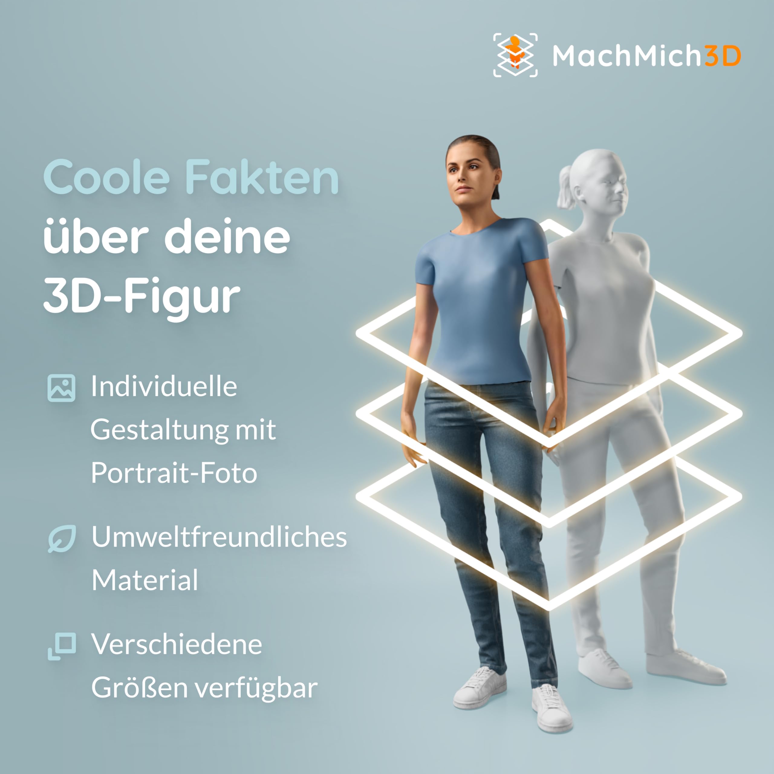 Personalisierte 3D-Figur mit eigenem Gesicht I Personalisiertes Geschenk für Frauen & Männer I Hochzeitsgeschenke für Brautpaar I Foto Geschenk zum Geburtstag