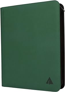 Rayvol Toploader Binder, Holds 300+ Toploaders 9-Pocket Top Loader Card Storage Album, Ringless Double-Sided Pockets for Cards in 3 x 4' Toploaders