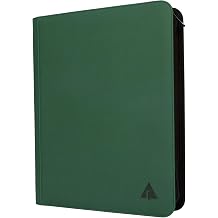 Top Loader Binders, 432 Toploaders, Card Sleeve 9 Pocket Top Loader Binder for 3" x 4" Toploader, Green