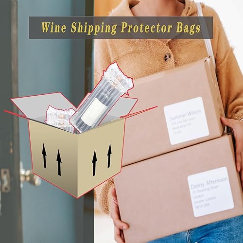 Miniatura 3 de Wine Travel Inflatable Bag Airplane  10 PCS Wine Bottle Travel Protector Bags  Bubble Travel Camping Wrap Pouches Packing for Wine Bottles10