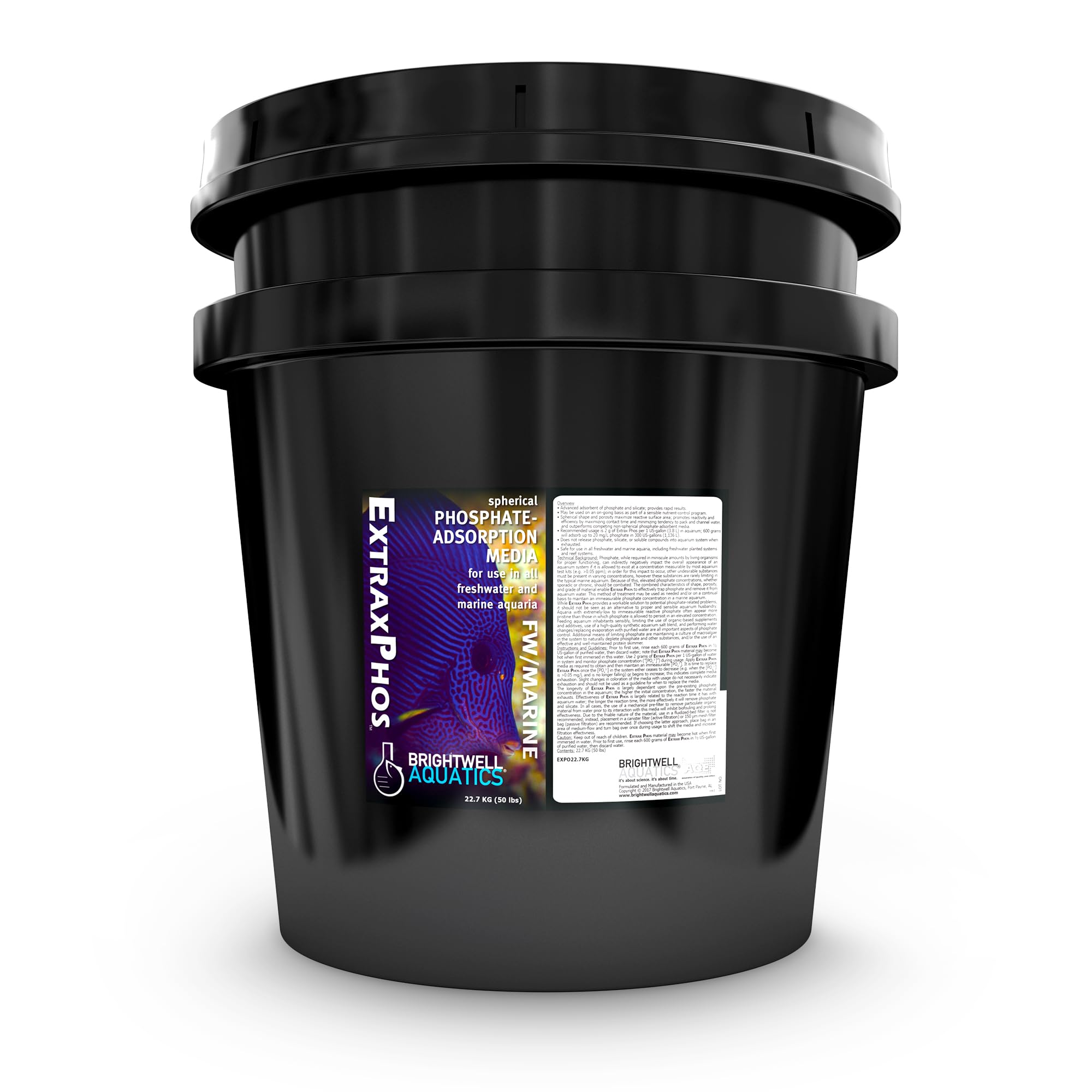Brightwell Aquatics Extrax Phos Spherical Media for Phosphate Silicate Removal in Freshwater Planted Reef Aquariums Fast-Acting High-Porosity Nutrient