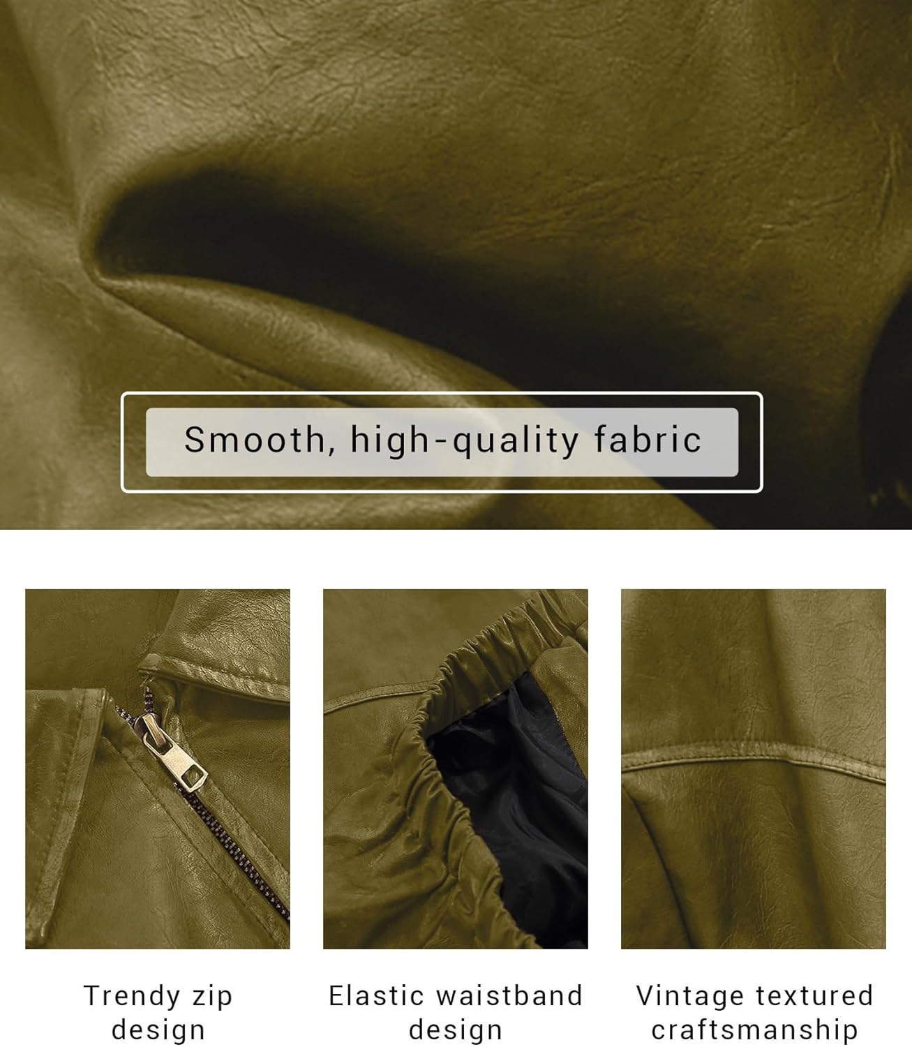 Bakyarder Womens Oversized Y2K Faux Leather Jackets Vintage Plus Size Fashion Motorcycle Coats Fall Fashion Outfits 2025