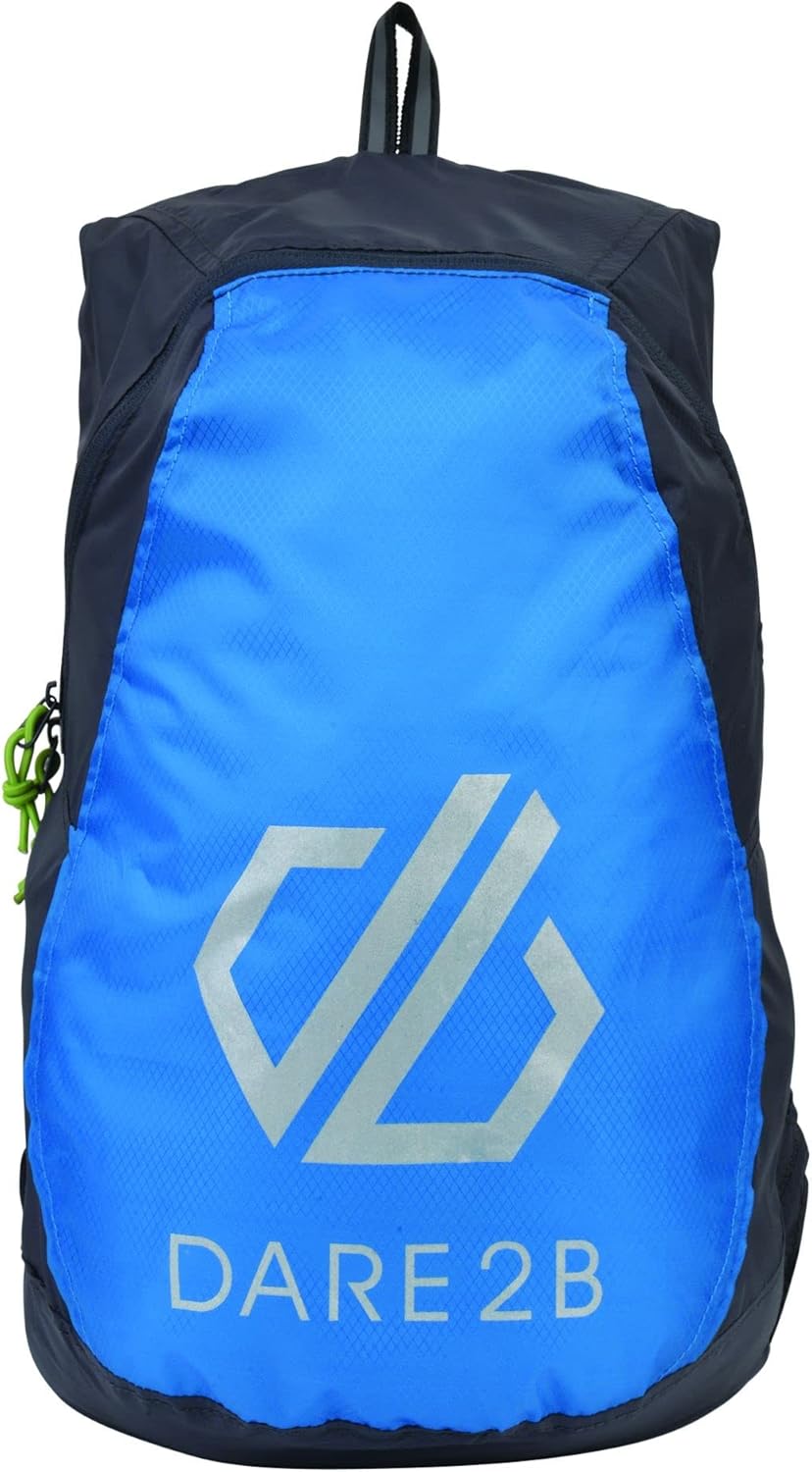 Dare 2b Silicone III Lightweight Strong Durable Water Repellent Reflective Detail Rucksack, Ebony/Cyberpink, SGL