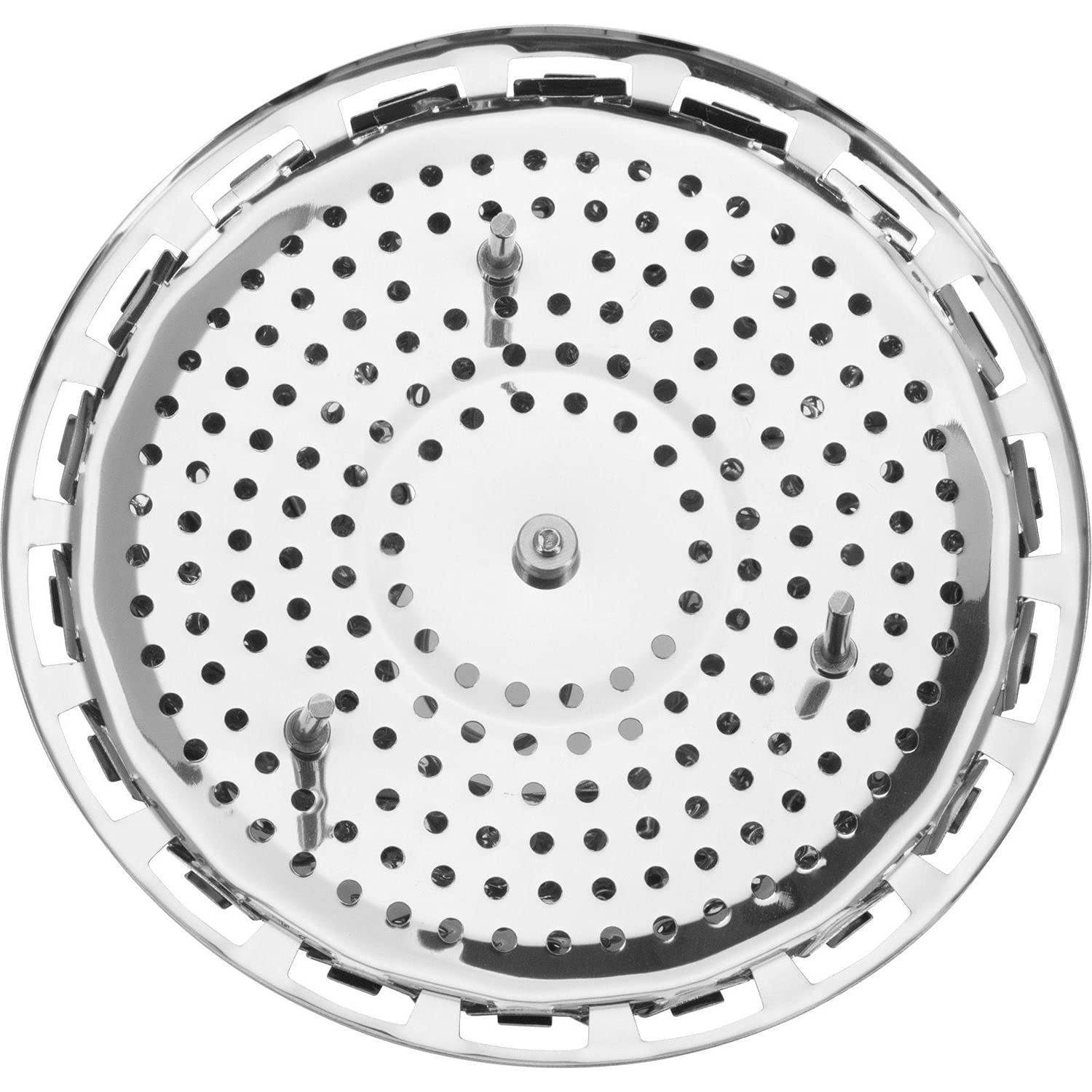 Westmark Cestello per cottura a vapore, Regolabile, per pentole di Ø 14 - 23 cm, acciaio inox, argento, 12592270