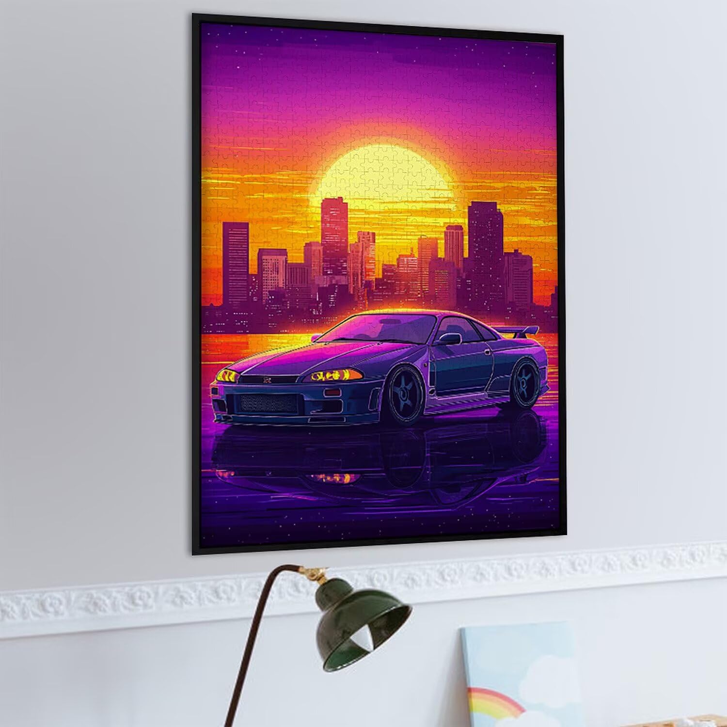 1000 sztuk puzzli, zachód słońca 1000 sztuk puzzli dla dorosłych, prezent rocznicowy, prezent świąteczny, dekoracja domu, zapobieganie degeneracji mózgu u osób starszych v-850