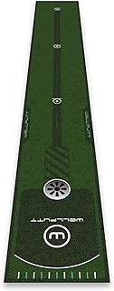 WELLPUTT - Golf Putting Training Mat - 2.4m / 8ft Essential