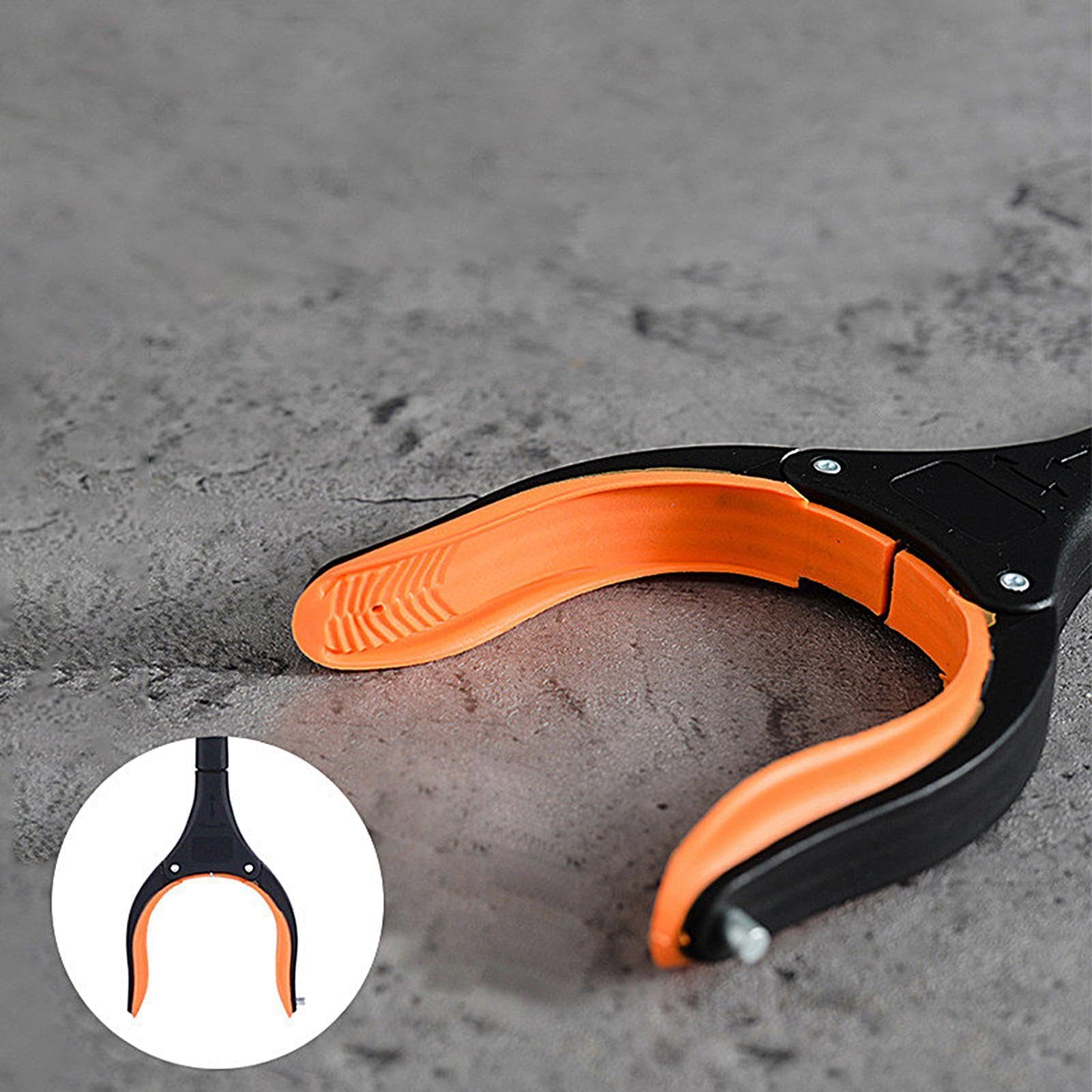 Strumento Grabber Reacher - Lega Di Alluminio Pieghevole Da 33 Pollici, Artiglio Magnetico In Silicone Antiscivolo | Bastone Raccoglitore Manuale Per Pinzette Sanitarie Per Rifiuti E Assistenza Alla M