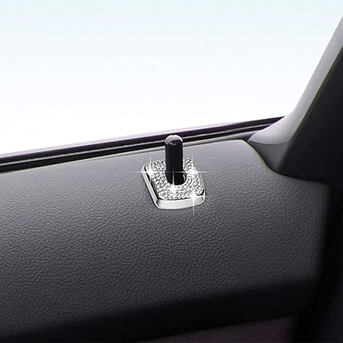 Fundas brillantes para cerradura de puerta interior de automóvil, calcomanías decorativas de diamantes de imitación compatibles con BMW 330 i disponible en Yaxa Costa Rica