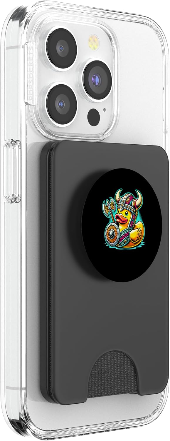 Rubber Duck Viking Bath Toy Rubber Duckie Duck Lover PopSockets PopWallet for MagSafe image 4