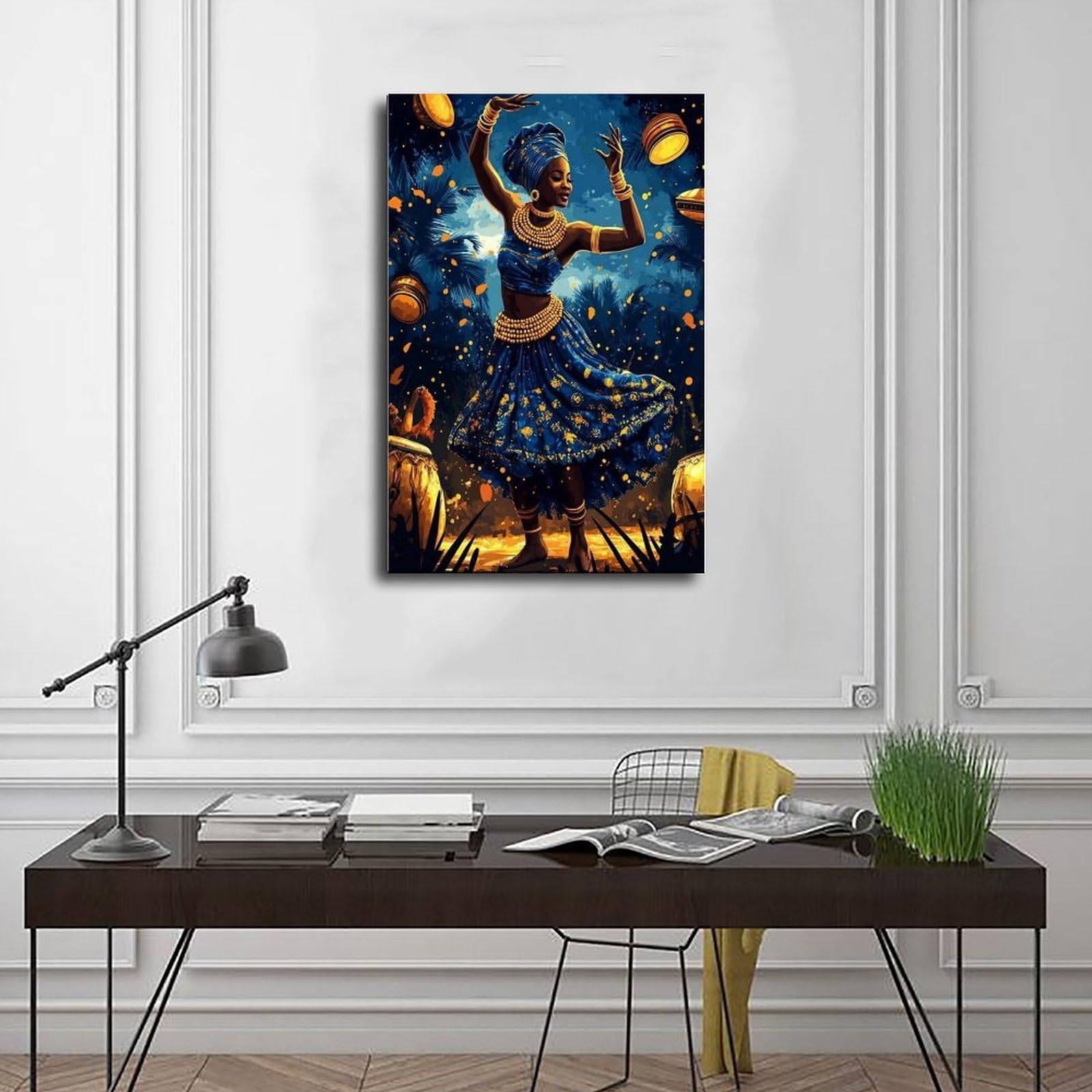 Stampa artistica da danza, festival africano tradizionale (3) poster su tela da parete decorazione artistica da parete dipinti per soggiorno camera da letto decorazione 40,6 cm L x 61 cm W