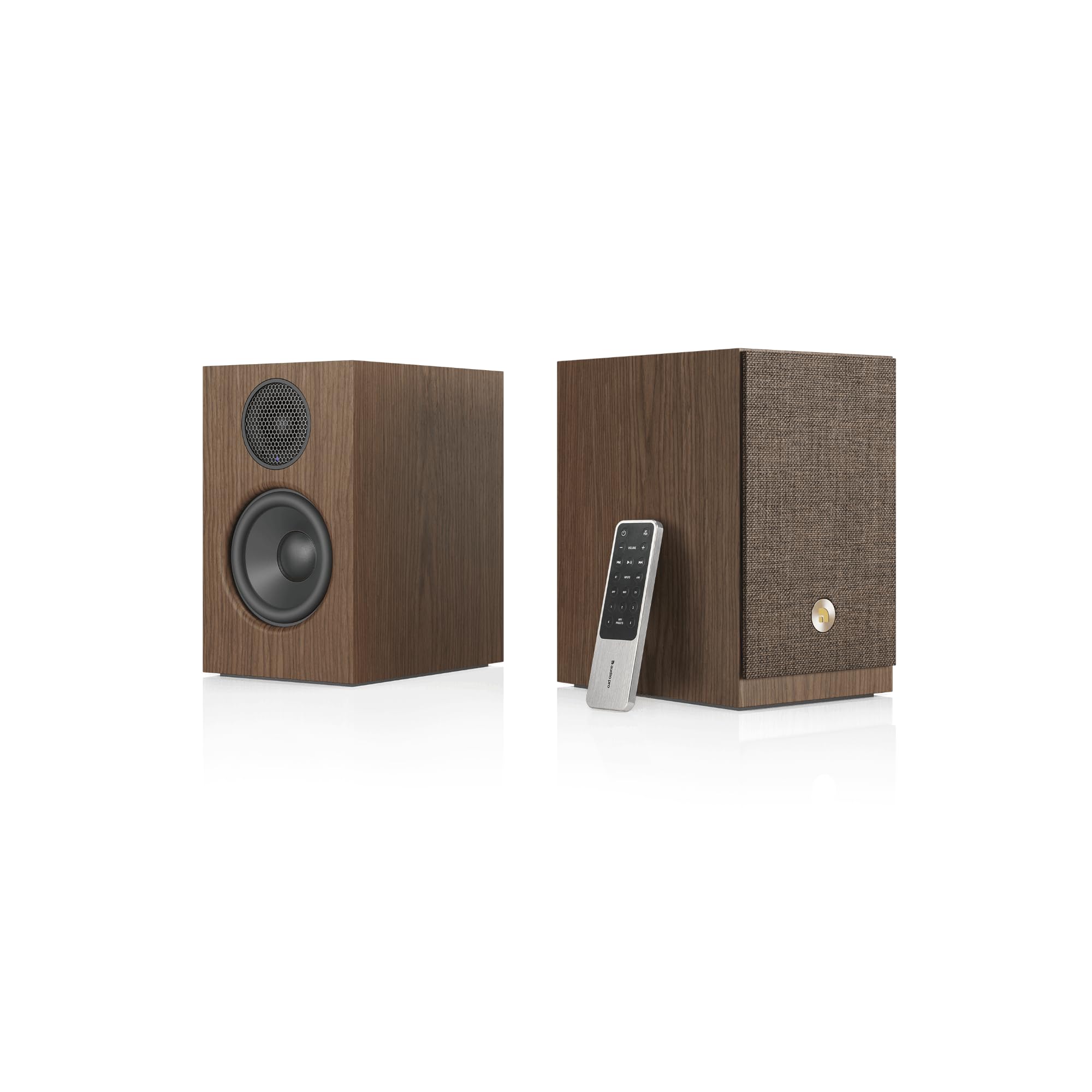 Audio Pro A28W Haut-parleurs stéréo multipièces WiFi & Bluetooth Noyer