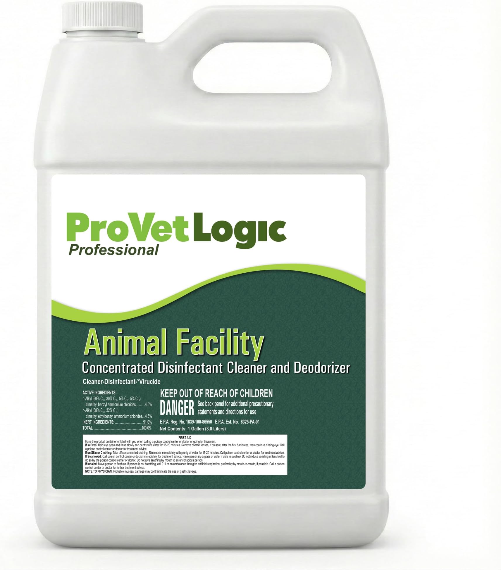 ProVetLogic Animal Facility Disinfectant Cleaner & Deodorizer (Concentrated) - Gallon