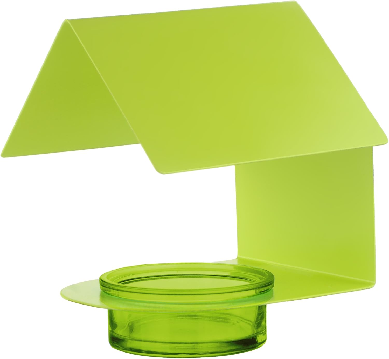 Cottage Bird Feeder, M447-200-L, 3.4 Ounce Capacity, Lime Green, 1 Piece 6" tall Lime Green