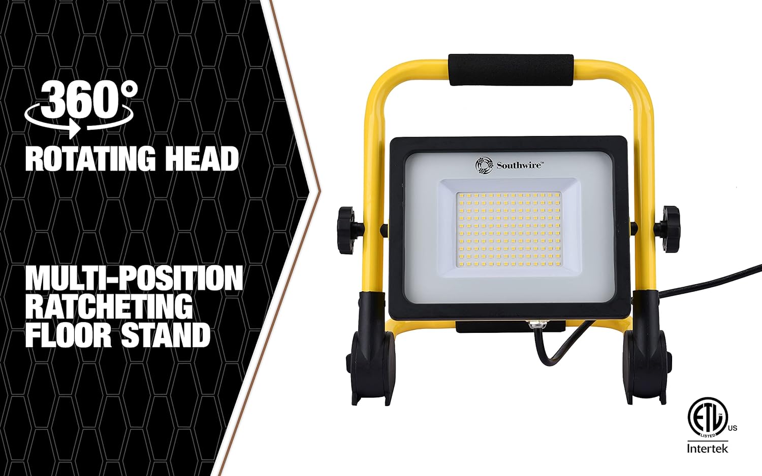 Southwire CSW10X1 LED Work Light, 10000, Yellow