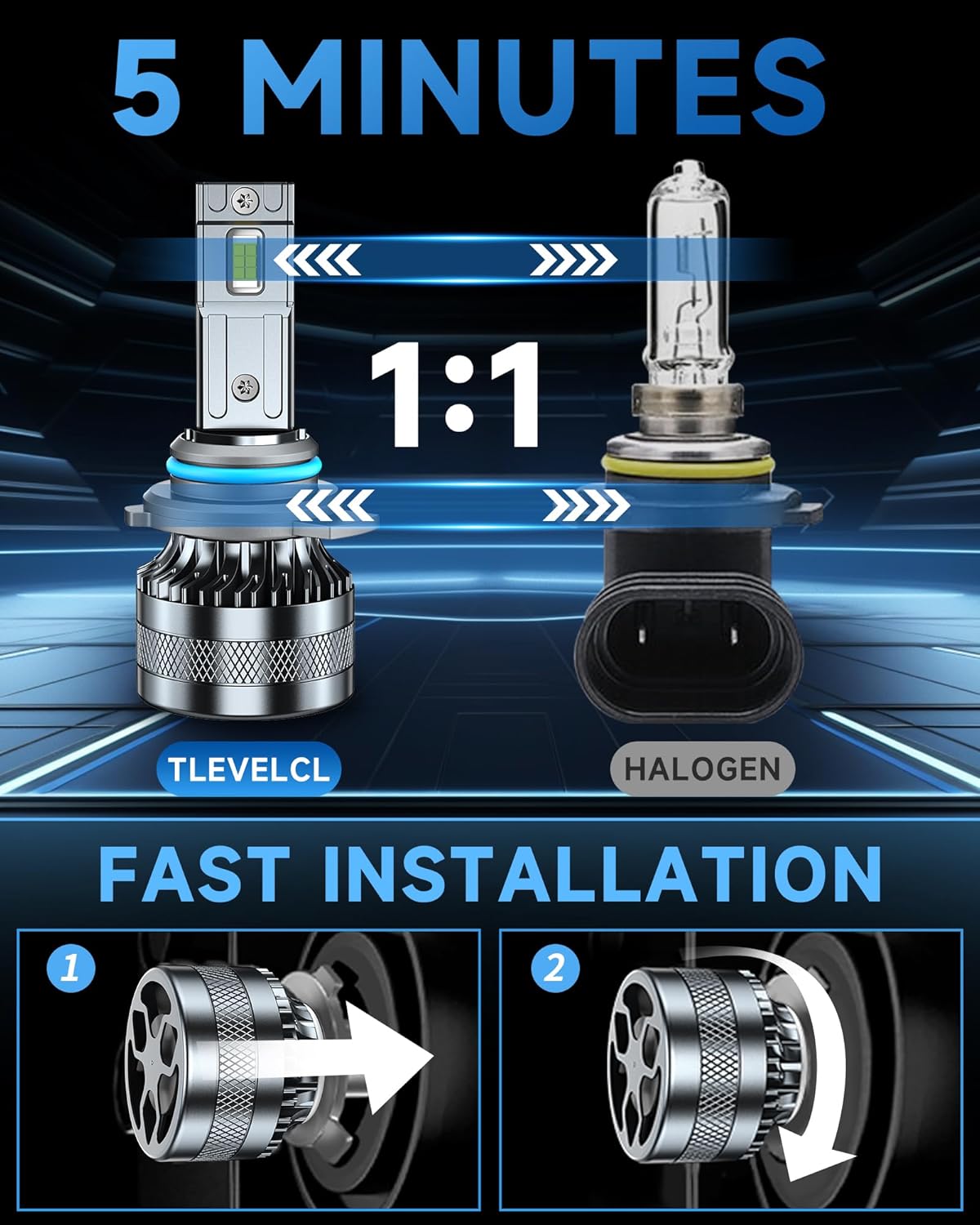 Compatible with 2013-2015 Dodge Ram 1500 2500 3500(with Projector Version) Bulbs, High Low Beam 9005/H10/9145 Fog Light Bulbs, 40000LM 600% Brightness, 6000K and 3000K Combo, Pack of 6