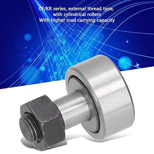 Miniatura 2 de Cam Follower Bearing KR32CF12 Needle Roller Bearing Stainless Steel Durable Bolt Type CF KR Series for Textile Machine Tools Industrial Robots