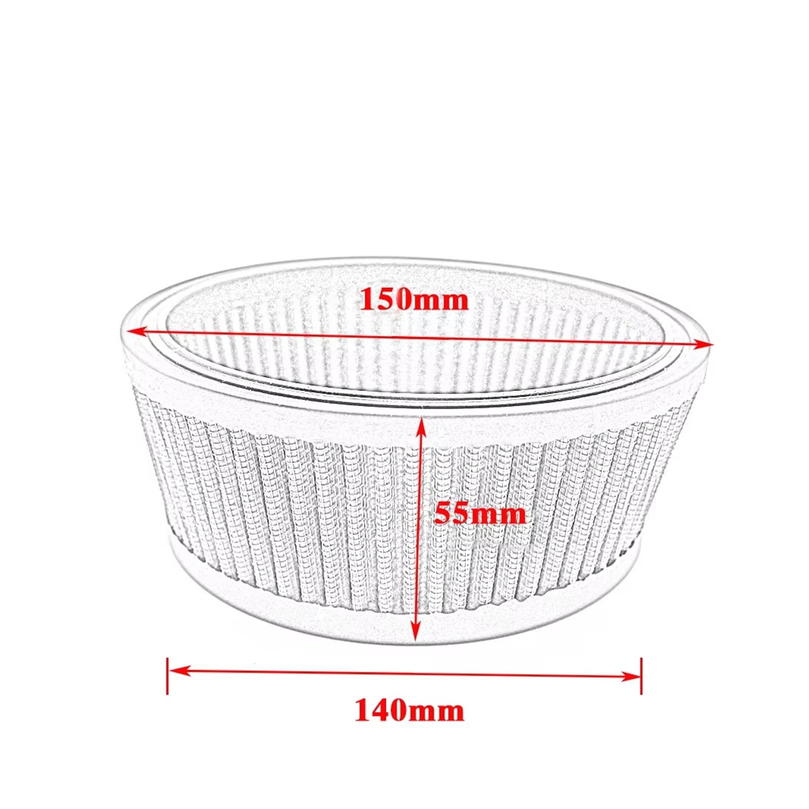 Filtro de Aire Motocicleta para Carretera para Street Glide | King 2008-2015 Filtro de aire para motor de motocicleta 29244-08 HD-0818