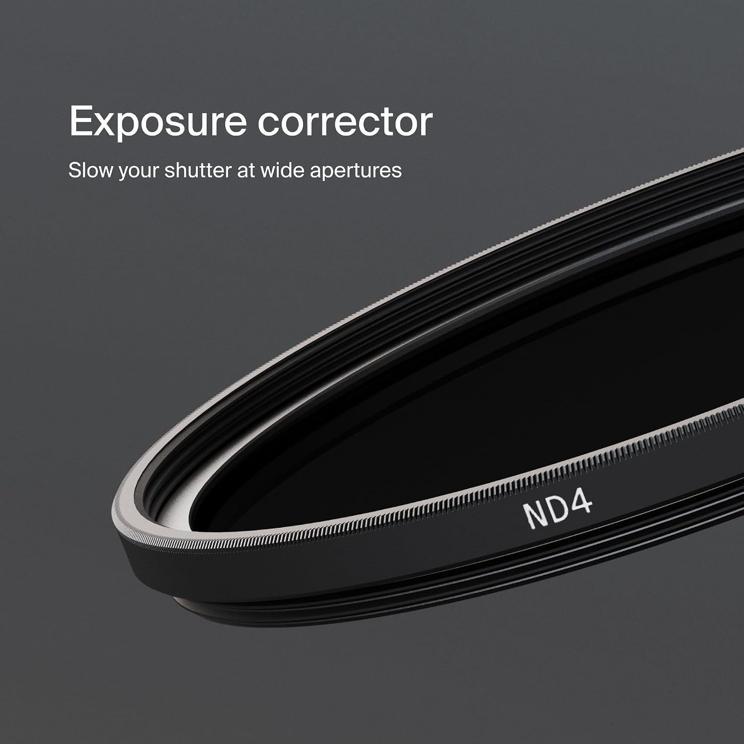 Urth 77mm ND4 (2 Stop) Lens Filter (Plus) — 20-Layer Nano-Coated, HD Optical Glass, Neutral Density Camera Lens Exposure Filter