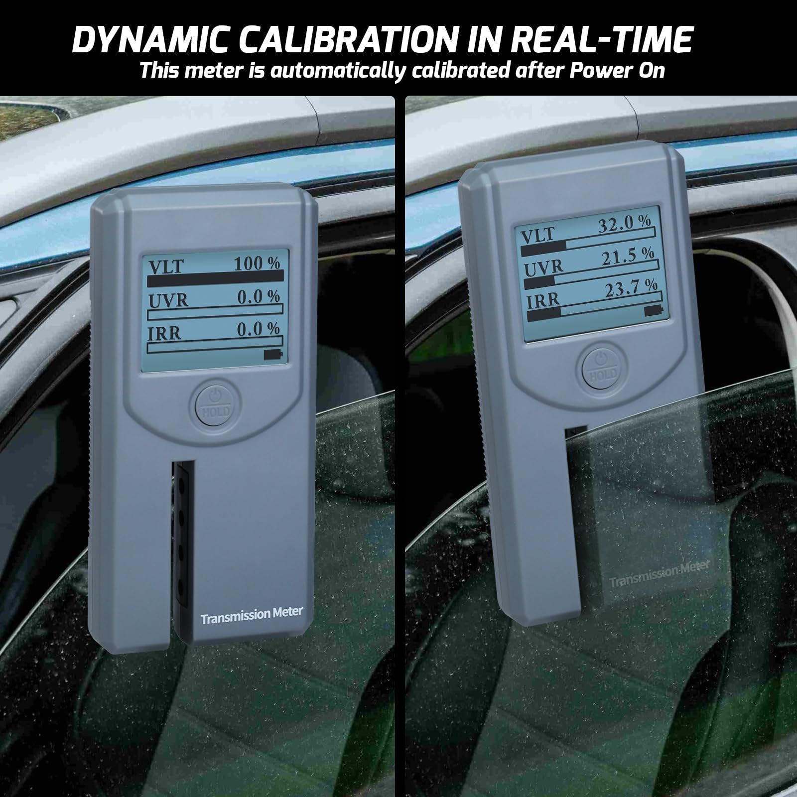 Teinte pour fenêtre UV, IR et lumière - Longueur d'onde de 940 nm/1400 nm - Avec auto-étalonnage et rotation automatique - Pour test de film solaire, de verre et de matériaux