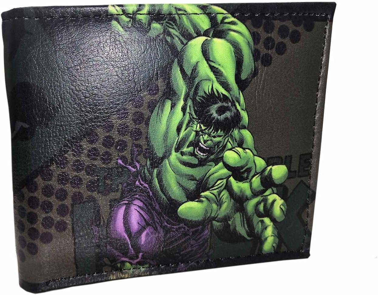 CLL Superhero character PVC bifold wallet，Primary and middle school students' Student trend wallet (Style F) : Clothing, Shoes & Jewelry