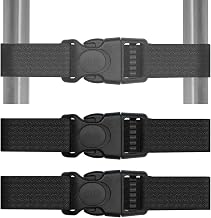 French Door Fridge Lock Pantry Lock for Refrigerators Cabinets RV Cable Tie Best Gifts for Child Safety Products Black 2 Count (Pack of 1) (Black, 1X16 in)