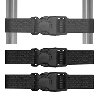 French Door Fridge Lock Pantry Lock for Refrigerators Cabinets RV Cable Tie Best Gifts for Child Safety Products Black 2 Count (Pack of 1) (Black, 1X16 in) - Amazon product rated Grade A
