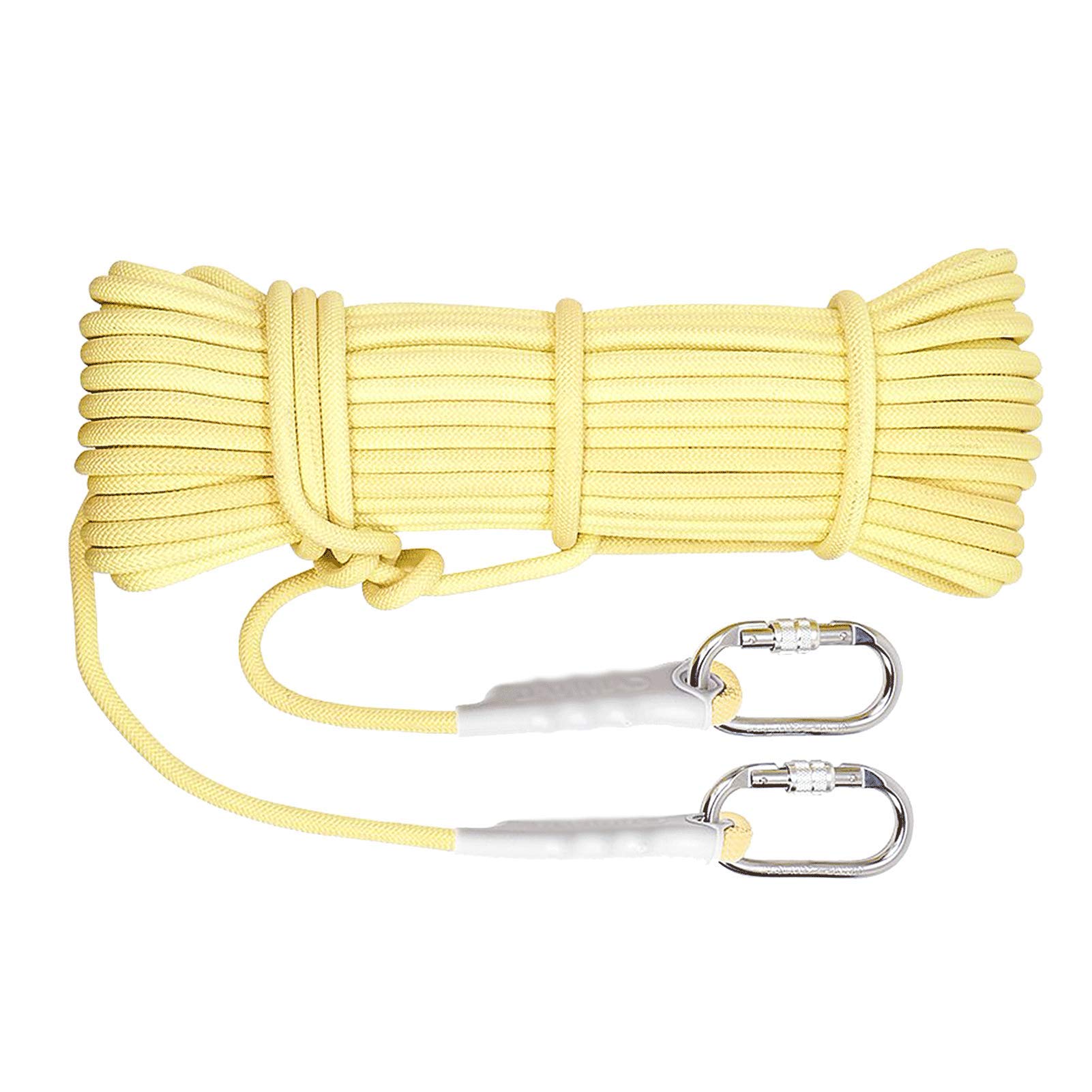Corda in nylon per impieghi gravosi, Corda statica 12mm gialla 4000KG varie misure(12mmx10M)