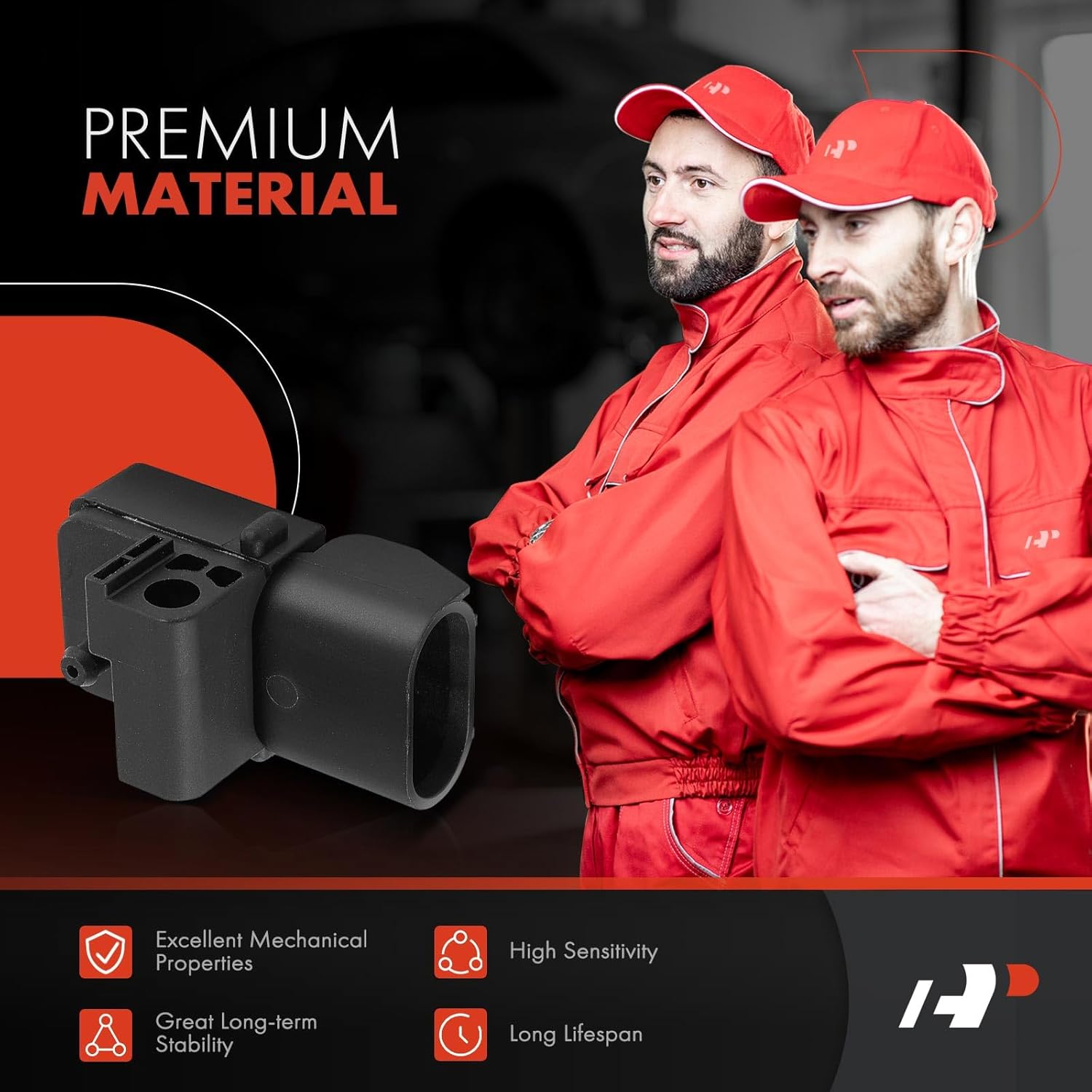 A-Premium Manifold Pressure (MAP) Sensor [3 Pins] Compatible with Jeep WJ Series Grand Cherokee 2004 4.0L, TJ Series Wrangler 2003-2004 4.0L, TJ 2003-2004 4.0L