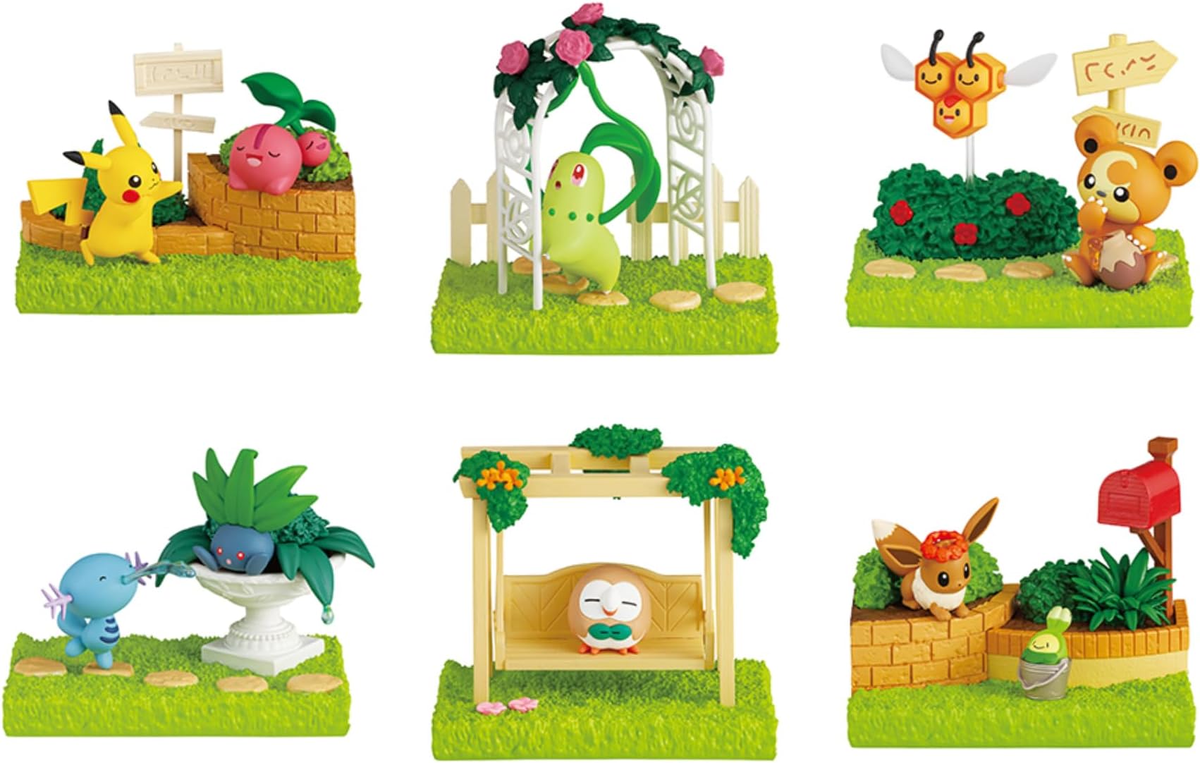 Pokemon Garden - Afternoon of Trees - Box Product, 6 Types in Total, 6 Pieces