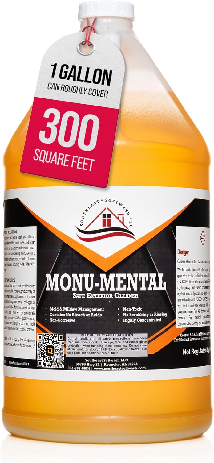 Southeast Softwash Monu-Mental Cleaner: Timeless Restoration for Monuments, Tombstones, Sculptures, and More (1)