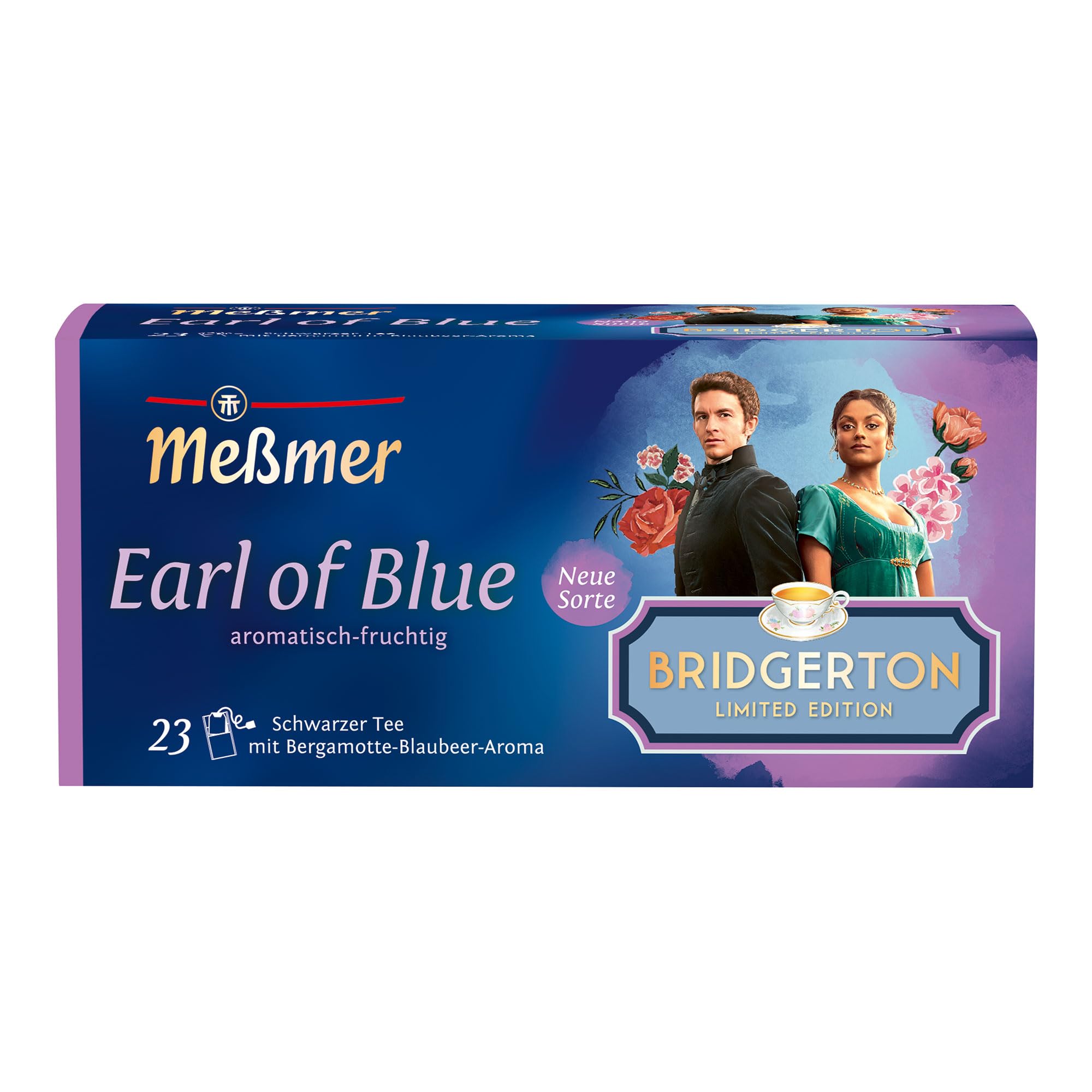 Meßmer Earl of Blue x Bridgerton Limited Edition | 23 Teebeutel | aromatisch- fruchtig