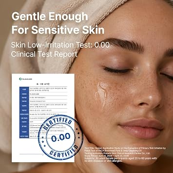 AVCA Jumbo Size Blackhead Remover Cleansing Oil 10.14 fl oz (300ml) – K-Beauty Pore Care Cleanser with PHA, Dissolves Makeup & Sebum, Gentle Exfoliating Oil Cleanser for Oily & Normal Skin